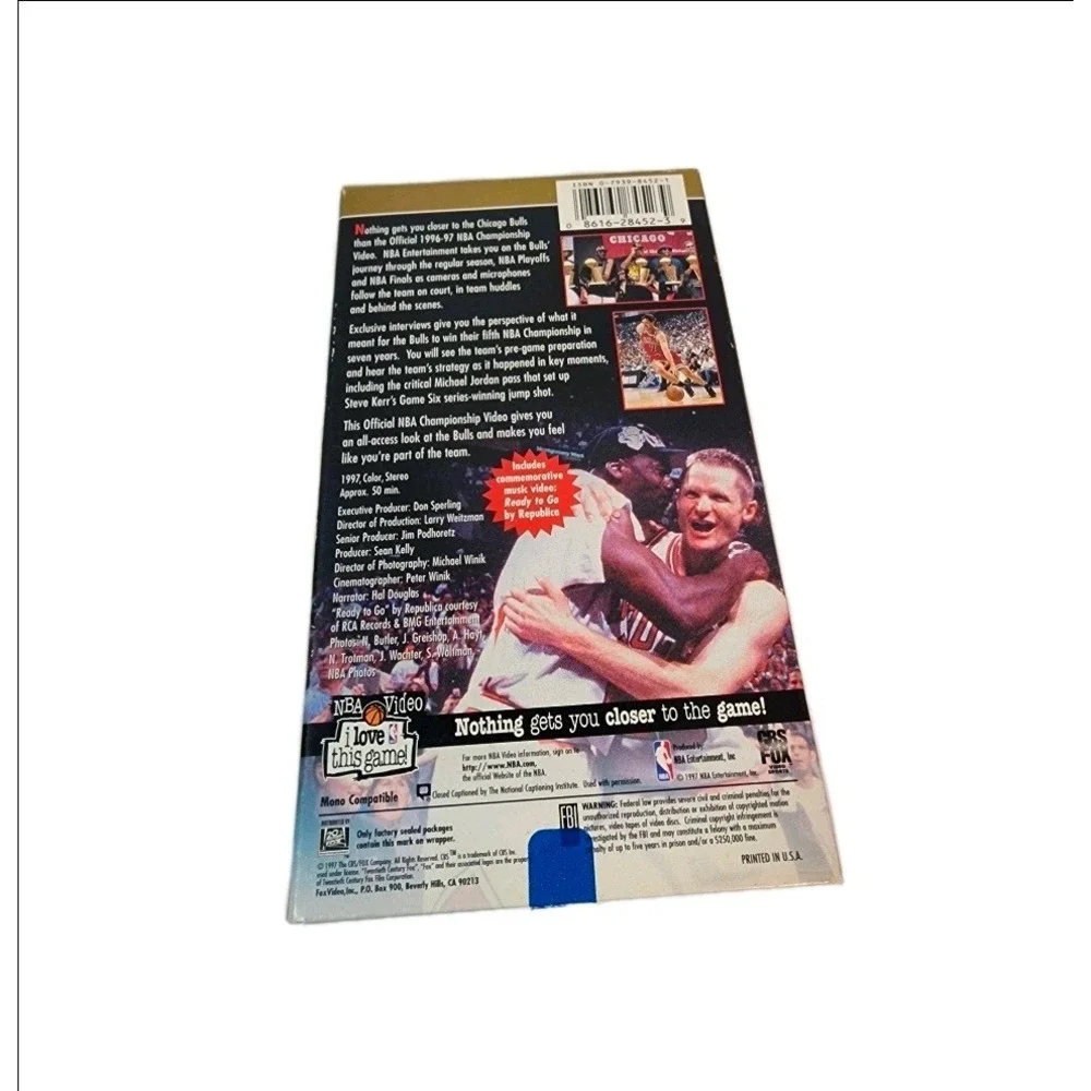 Chicago Bulls 1996 97 NBA Championship Season‎ Official VHS Video